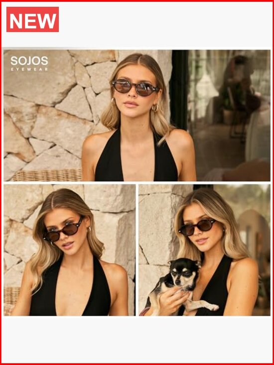 Retro Oval Polarized Sunglasses UV400 Protection Gift main image 4